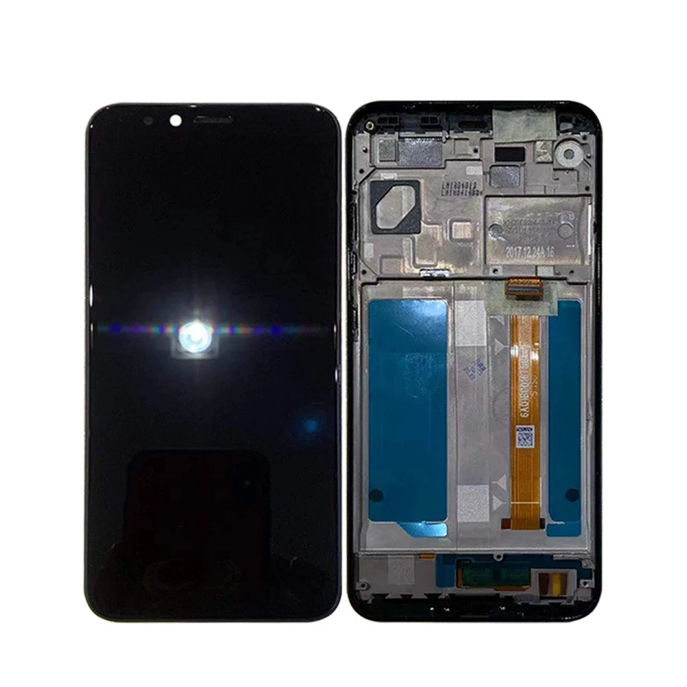 original new 6 2″ for lenovo mobile phone z5 l78011 lcd screen touch screen digitizer assembly with frame replacement parts free global shippi