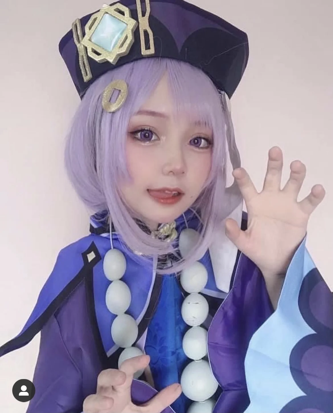 Project Qiqi Cosplay Costume Genshin Impact Zombie Girl Dress Hat Shoes Anime Wig Halloween Clothes Christmas Women Gilr | Тематическая