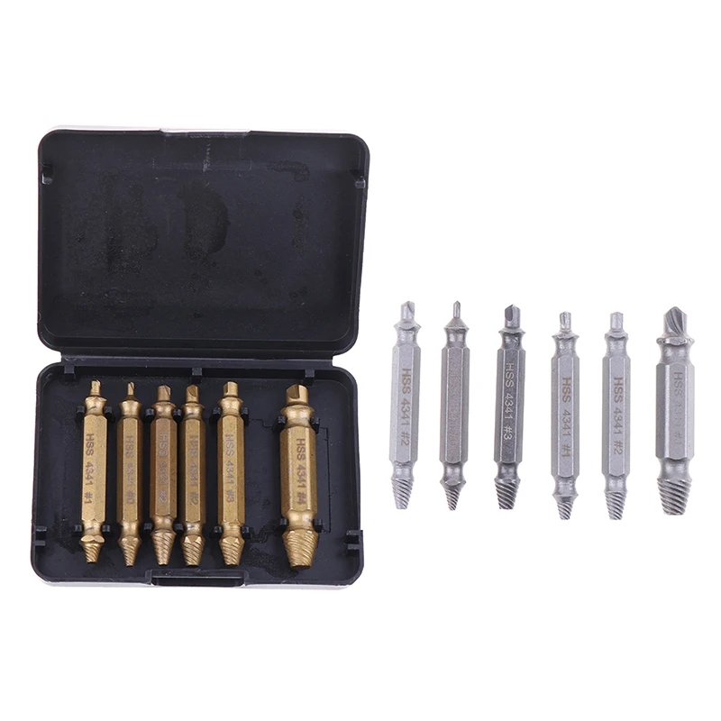 

6 шт., Набор бит для извлечения сломанных винтов