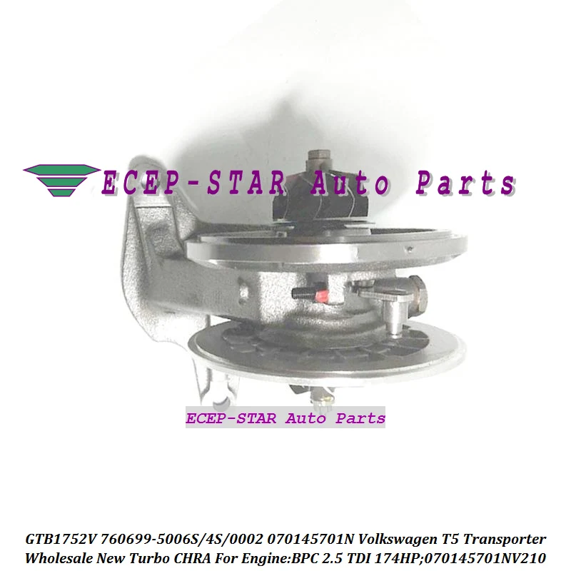 Турбо картридж CHRA GTB1752V 760699 5002S 0004 0002 070145701NX 070145701NV для VW T5 Transporter БПК 2.5L|turbo