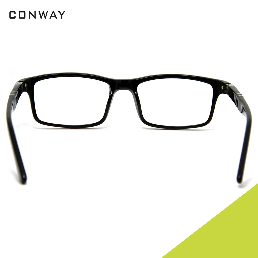 CONWAY, Личные очки, оправа, прозрачные линзы, прямоугольные оптические очки, ацетатная оправа, очки без рецепта, фирменный дизайн