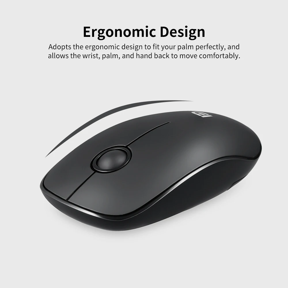 Беспроводная беззвучная оптическая мышь FD V8 2 4G с функцией отслеживания