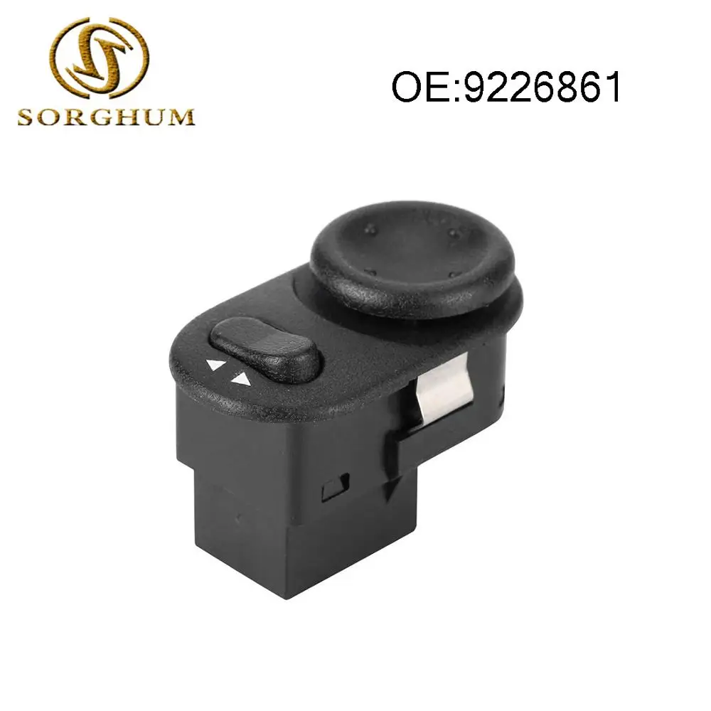 

Rear View Side Mirror Switch ABS Car Side View Mirror Switch Adjust Control Knob Black for 9226861