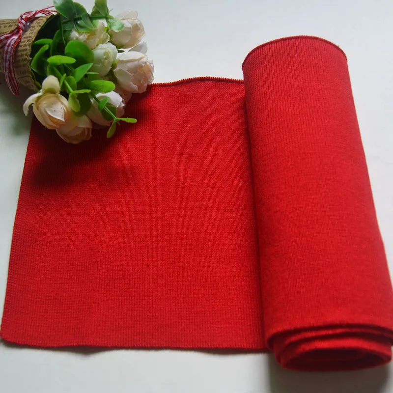 Широкие Трикотажные Манжеты 15 см с тонким ребристым вырезом на подоле брюк