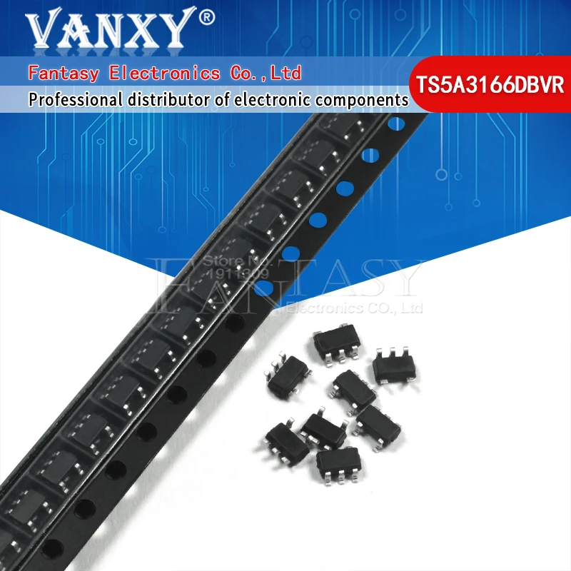 10 шт. TS5A3166DBVR сот TS5A3166 SOT23-5 новый оригинальный | Электронные компоненты и