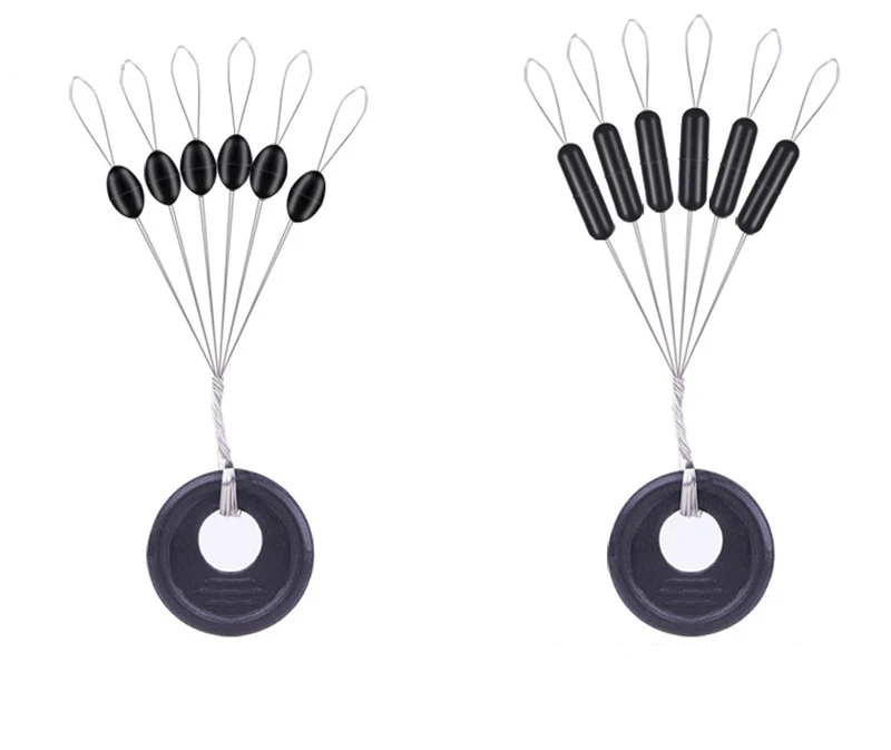 20Group 120pcs/set Resistance Space Beans Stopper Not To Hurt The Line Vertical Beans Fishing Tackle Accessories B347