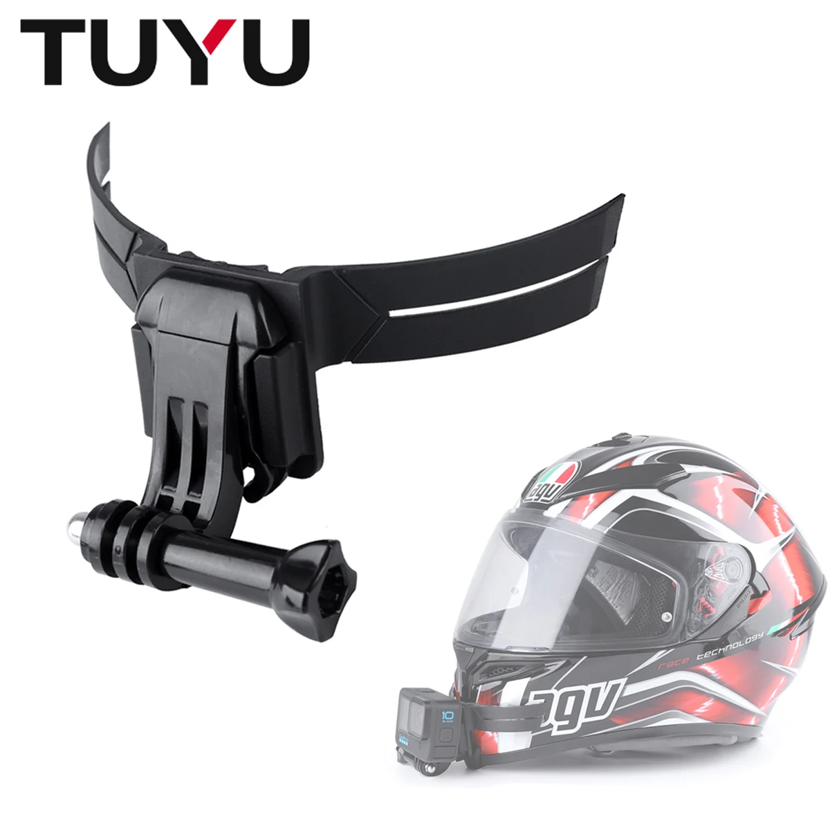 Motorcycle Helmet Chin Stand Mount Holder for GoPro Hero 9 10 Black Full Face Holder for Insta360 DJI Action Camera Accessories