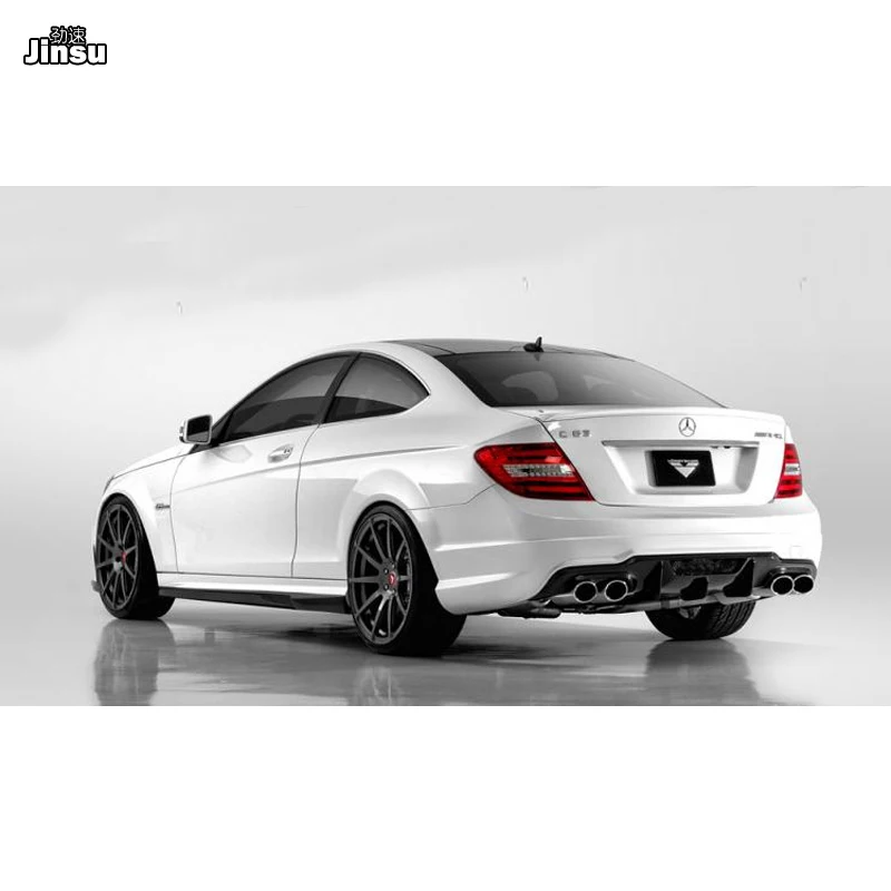 V стильный диффузор глушителя для Mercedes-Benz C class c250 W204 C63 AMG 4 двери только 2009-2011