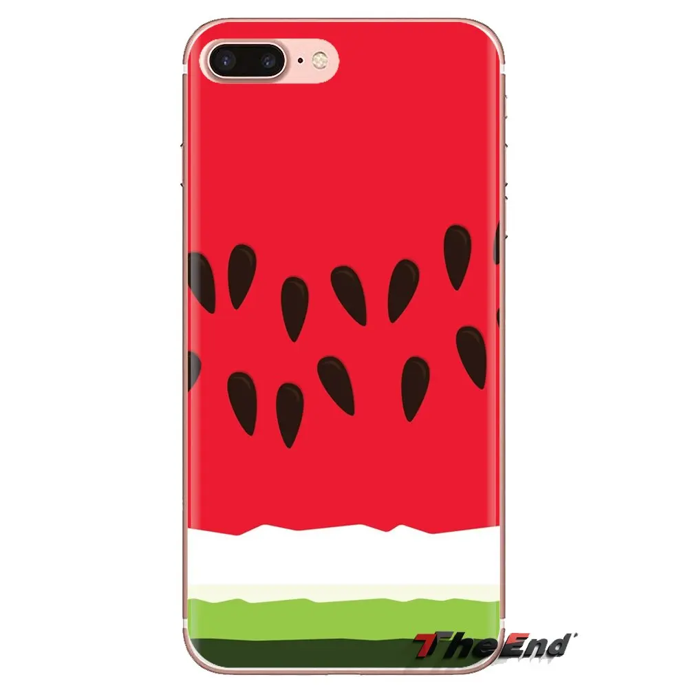 Soft Transparent Cases Covers For Samsung Galaxy A3 A5 A7 A9 A8 Star A6 Plus 2018 2015 2016 2017 Summer Love Watermelon |