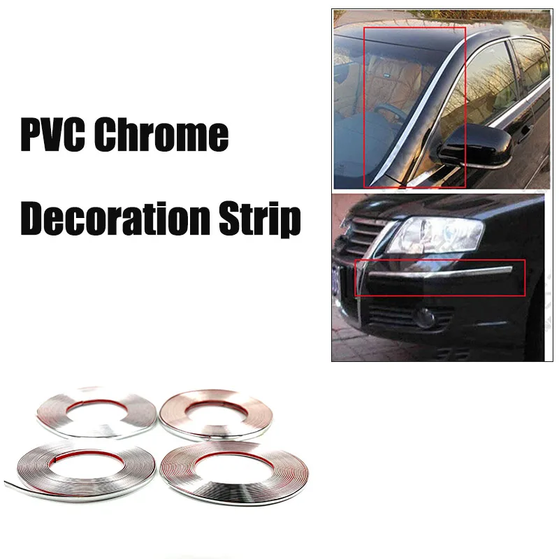 

Car Styling Decoration Sticker Chrome Strip For Volkswagen /Porsche /Audi /Skoda /SEAT /MAN /LADA /DACIA UAZ/ Citroen DS Peugeot