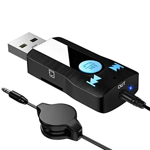 

Bluetooth-приемник для автомобиля, Bluetooth-приемник AUX USB, комплект громкой связи
