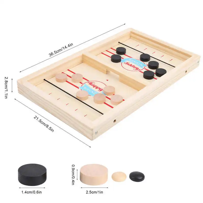 Деревянный Детский многофункциональный Пинбол Два в одном детская настольная