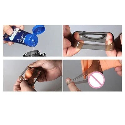 Мужское кольцо для мошонки ремень пениса удержание яиц растягивающая насадка на