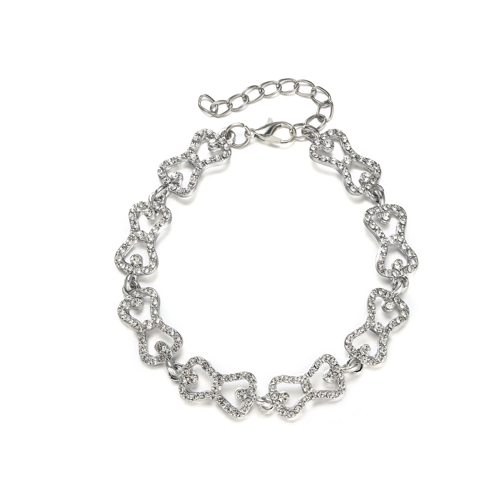 

Vampire Diaries Klaus Caroline Forbes Bracelet Women Rhinestone Crystal Bow Bangle Movie Jewelry Cosplay Costume Wholesale