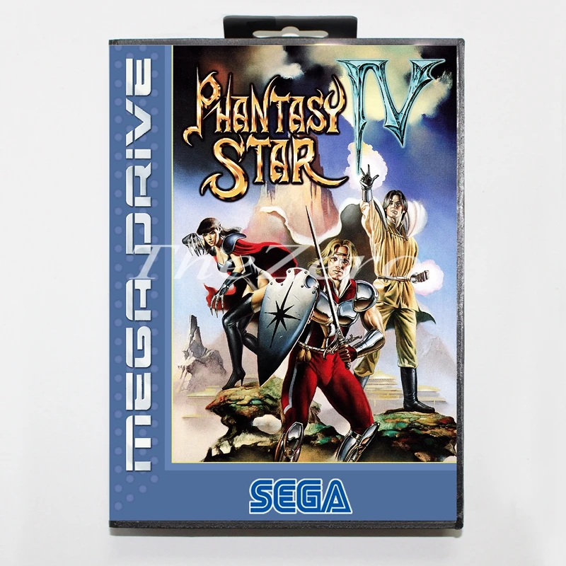 Видеокарта Phantasy Star 4 с коробкой для 16-битных MD видеоигр Sega Mega Drive/Genesis | Электроника