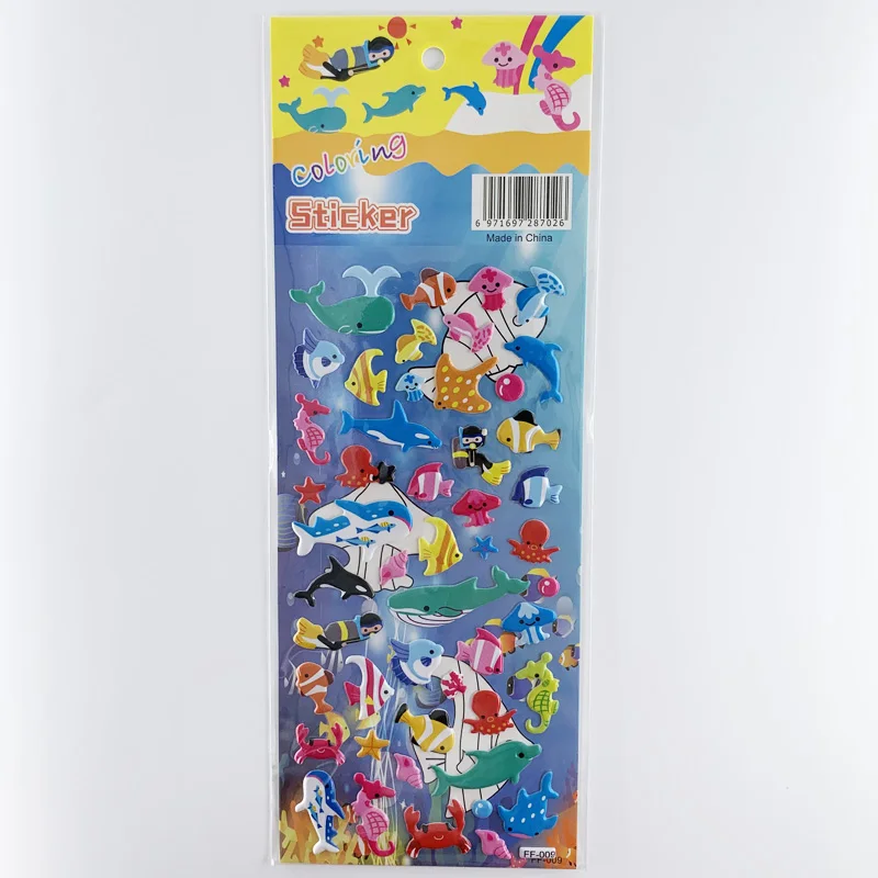 4 листа морской рыбы Китовая акула Скрапбукинг чемодан для ноутбука пузырчатые