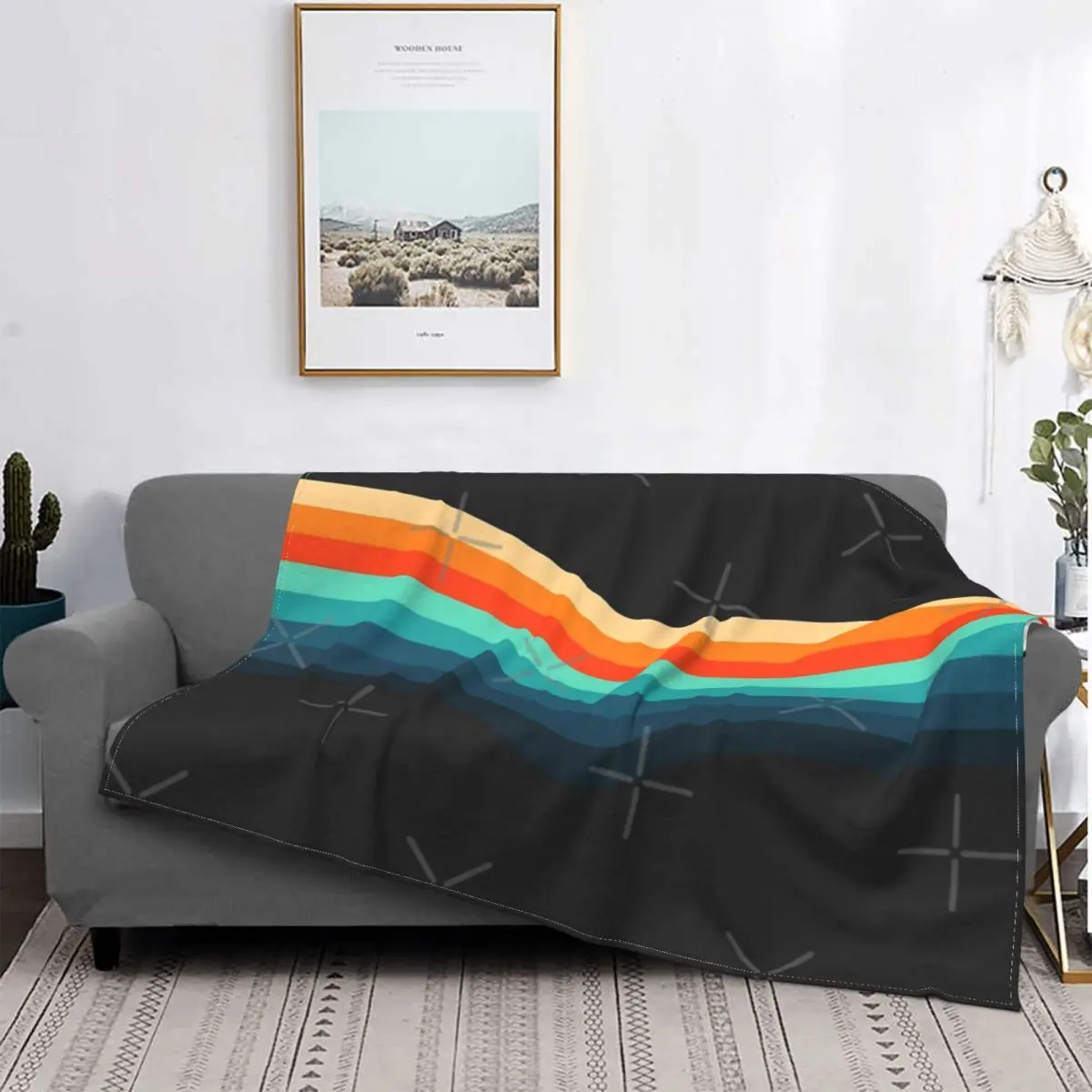 

Ретро Manta de rayas, colcha a cuadros para cama, sofra y cama, mantas Heat micas, a cuadros y fundas