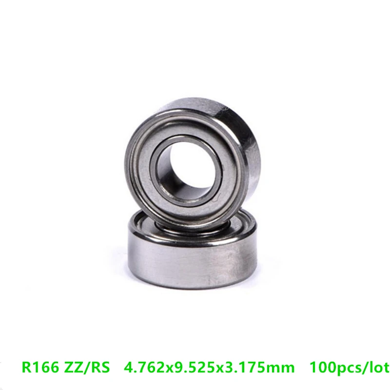 100 шт. R166 RS R166-2RS R166ZZ ZZ Z Миниатюрный Мини герметичный глубокий шаровой подшипник
