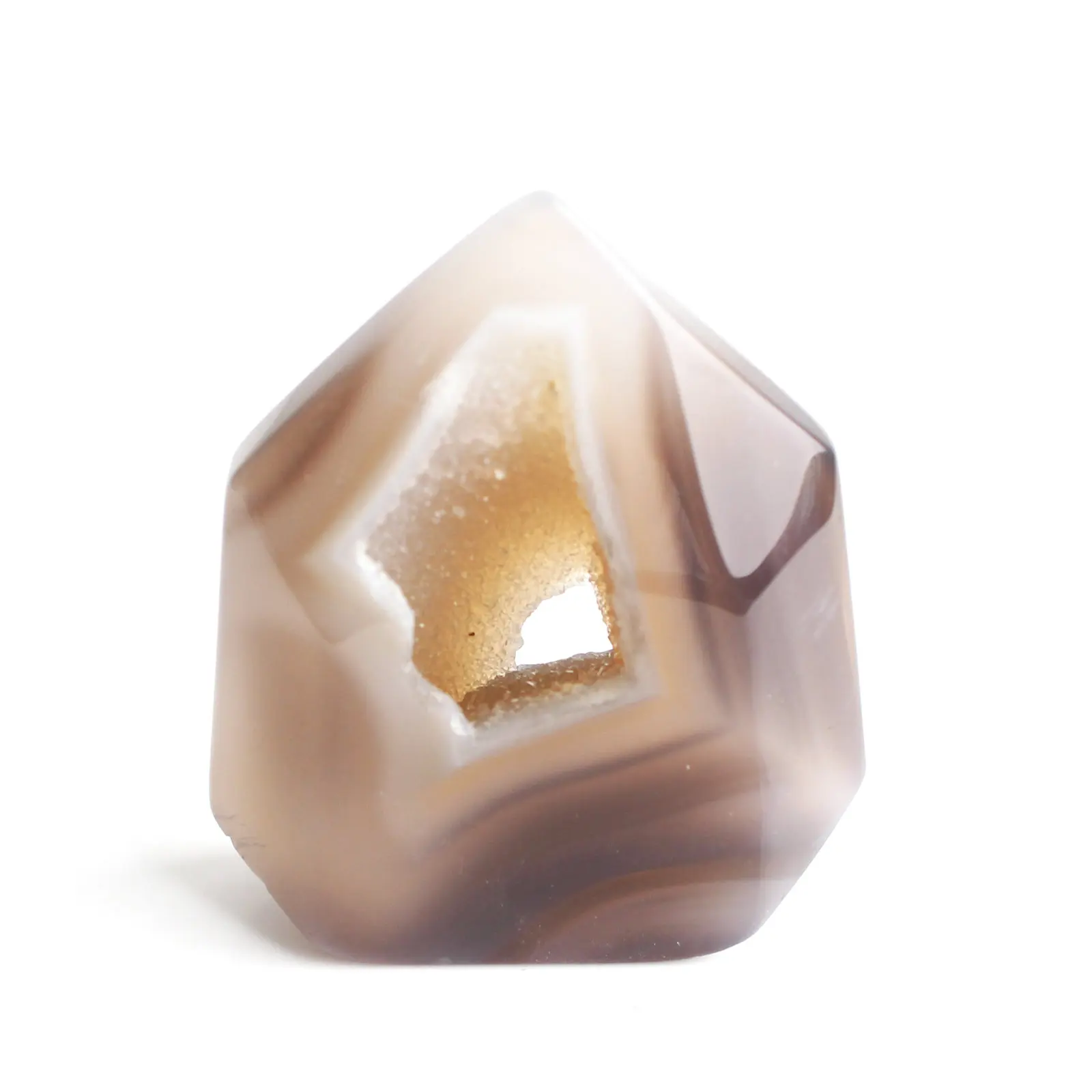 1 шт. натуральное отверстие Кристалл обелиск Агат геоде грубая рокстоун