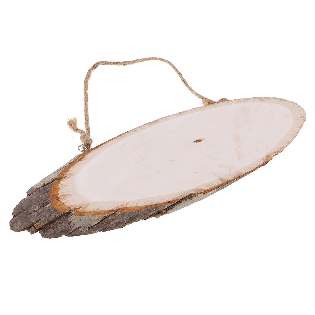 

Natural Wood Pieces Wooden Slices Wedding ings DIY Photo Ornaments