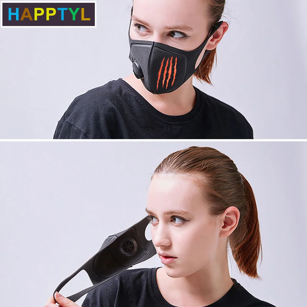 HAPPTYL респираторная Пылезащитная маска Monster Claw Mark для мужчин и женщин Анти туман