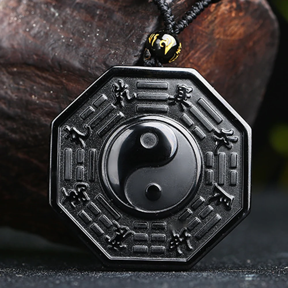 Китайский BAGUA Регулируемая цепочка Ювелирные изделия сплетни кулон тайцзи