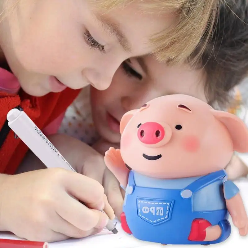 Draw Line Heel Pig Pen Inductive Toys Lightweight and Delicate Follow Robot Music Animals Fashion Education Kid with pen | Игрушки и