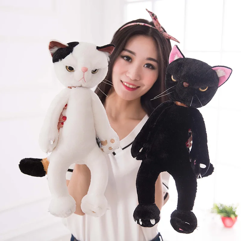 

Plush dolls cute upset cat creative toys new toys children's dolls