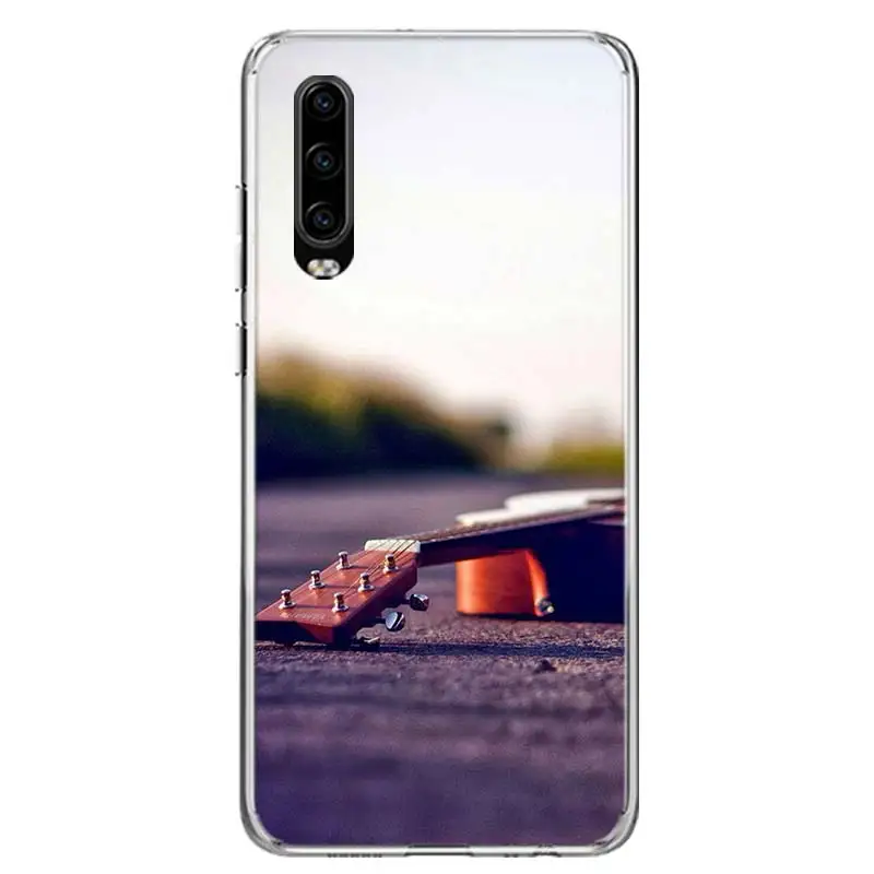 Чехол для телефона с бас гитарными струнами Huawei P40 P30 P20 P10 Mate 10 20 30 Lite Pro P Smart Z Plus 2019 |