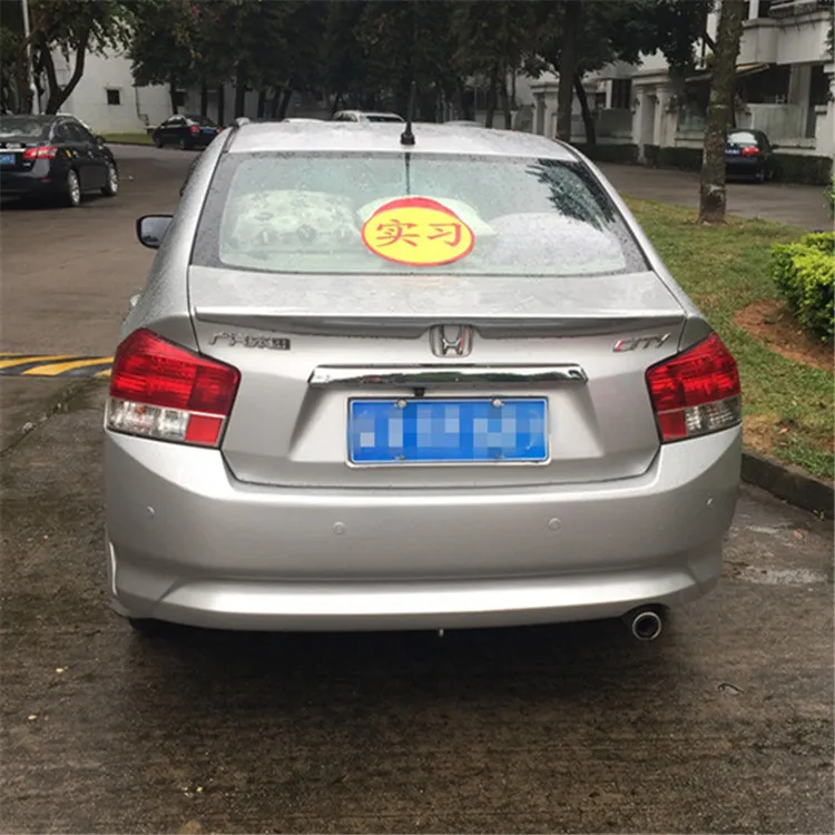 Спойлер для HONDA City 2008-2013 городской спойлер высокое качество ABS материал заднее