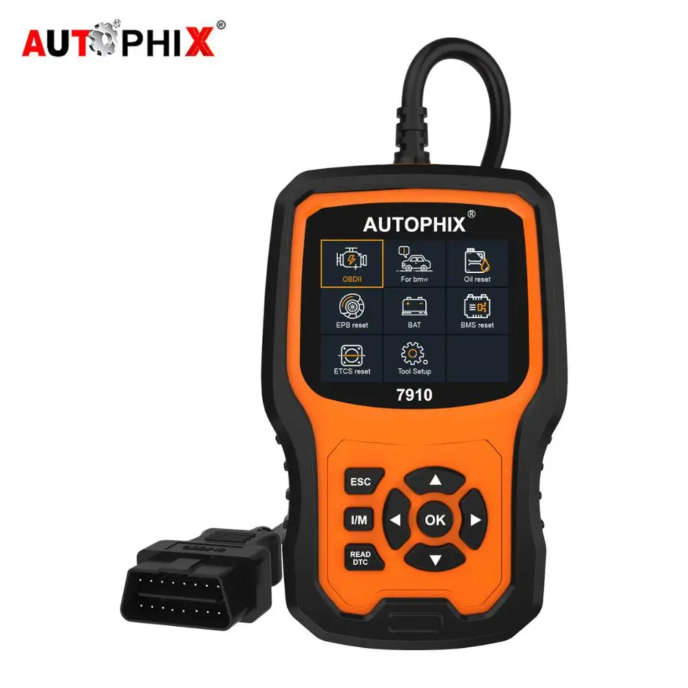 Автомобильный сканер автодиагностики автомобиля Autophix 7910 Full System OBD2 DPF SAS EPB для BMW E90