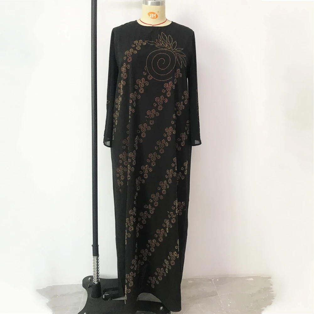 Женское платье с цветочным принтом Дашики Повседневное длинным рукавом