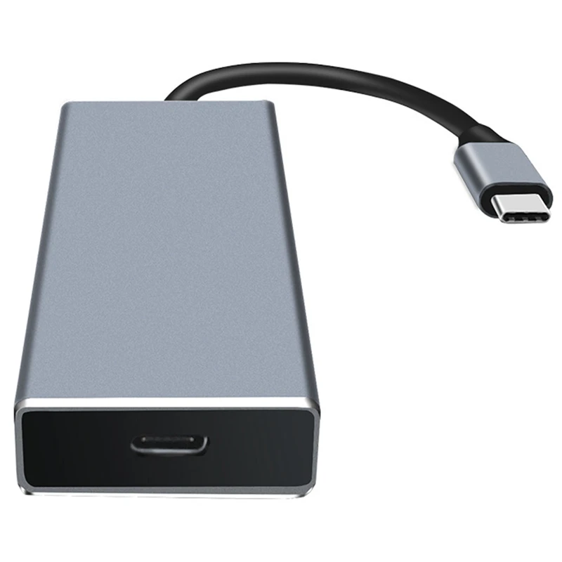 Металлическая док-станция USB Type C с 4K HDMI 3 0 SD/TF слотами для карт Поддержка PD Зарядка
