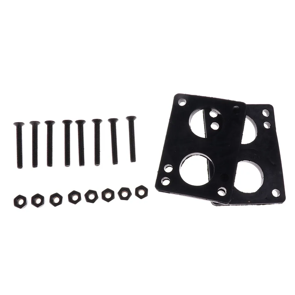 

Bolts Screws Spacers Double For Skateboard Longboard Gasket Pads Riser