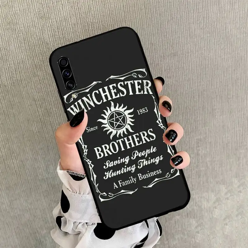 

supernatural TV show Phone Case For Samsung Galaxy A51 A52 A71 A50 A12 A72 A21s A70 Note 20 10 S21 S20 fe S10 ultra plus cover