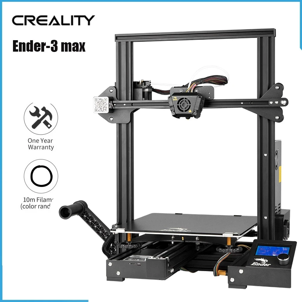 CREALITY 3D Ender-3 Max Mainboard With Silent TMC2208 Stepper Drivers New Glass Bed