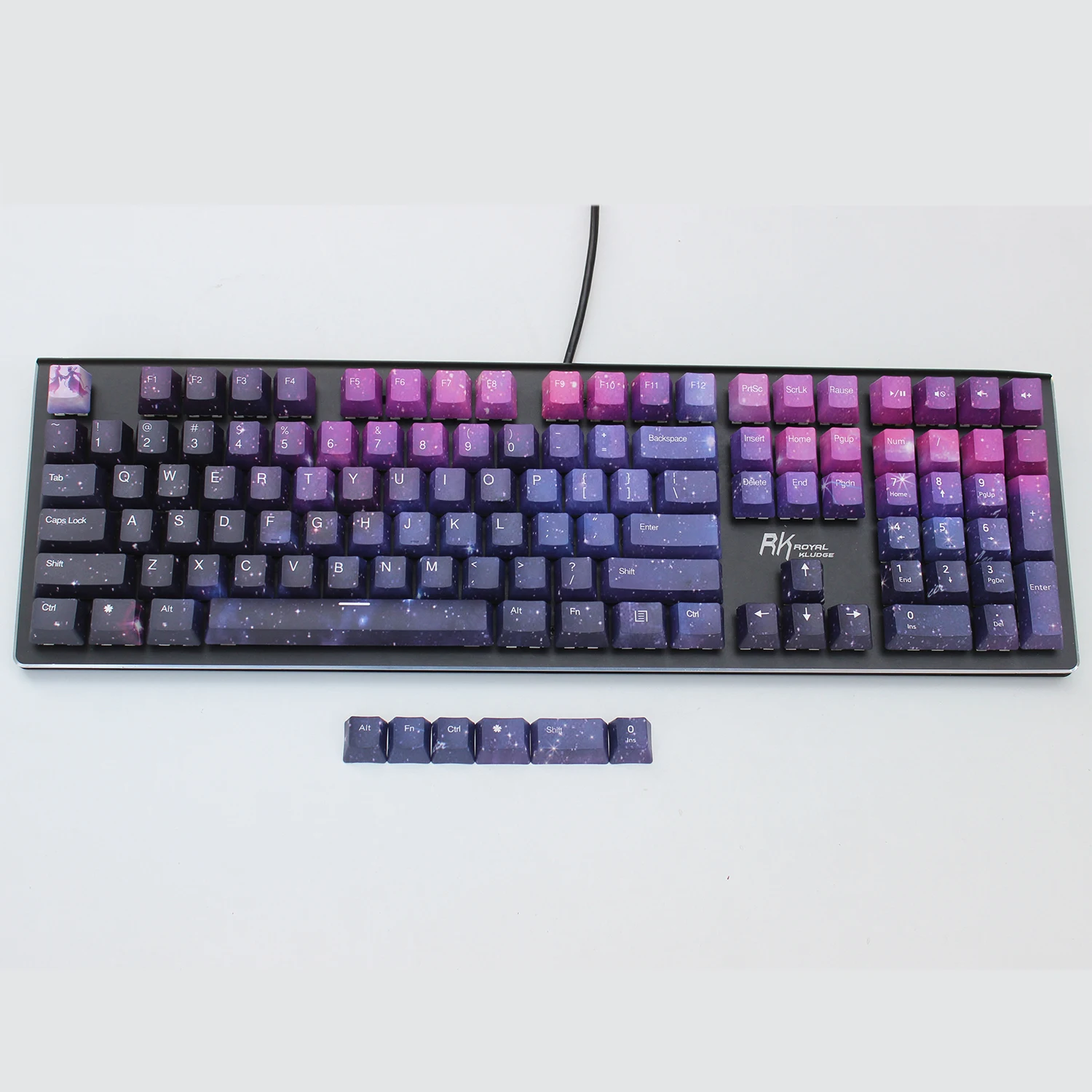 5 по бокам на основе красителя подкровать PBT Galaxy OEM профиль подходит Cherry MX