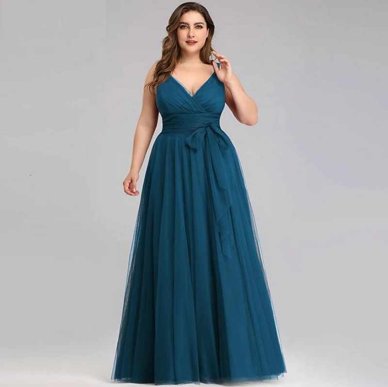 

New Plus Size Dresses Maxi With Sash Beach Elegant A Line Long Woman Party Dress 2021 Spring Summer Femme Robe De Soiree