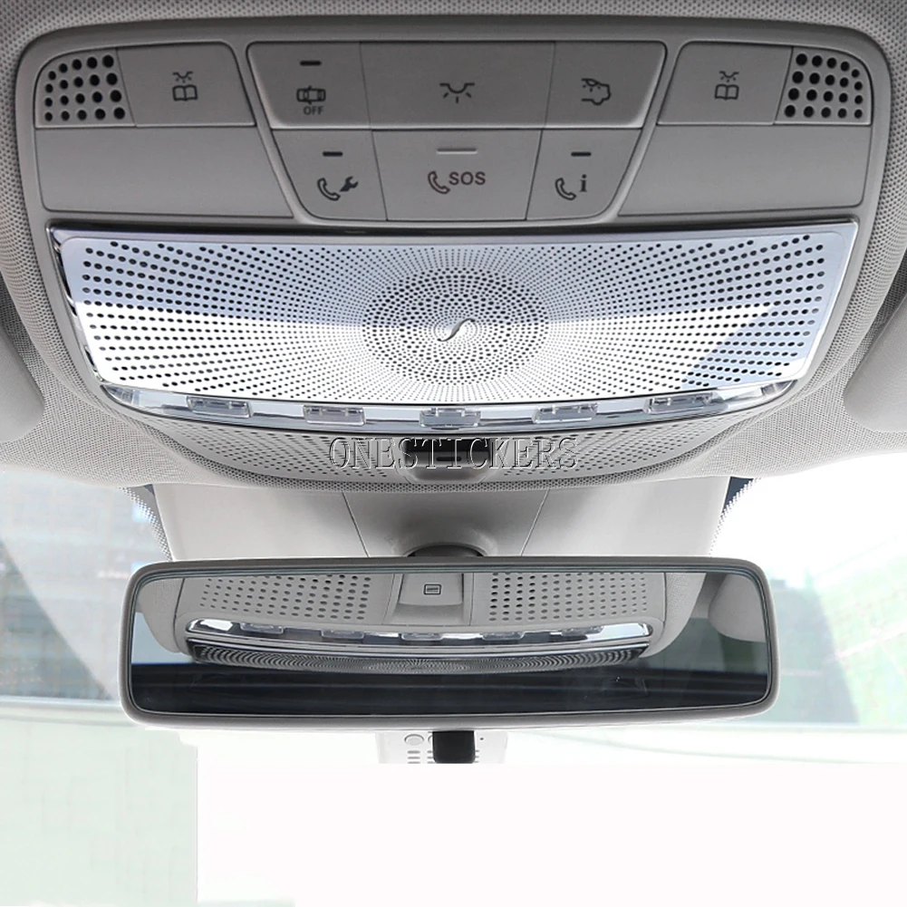 Для Mercedes Benz C E GLC Class W205 W213 X253 автомобильные аксессуары из нержавеющей стали крыша