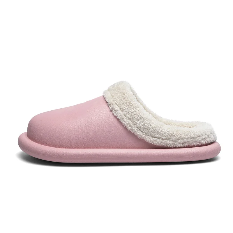 Женские зимние домашние тапочки мультяшная обувь нескользящая Мягкая зимняя