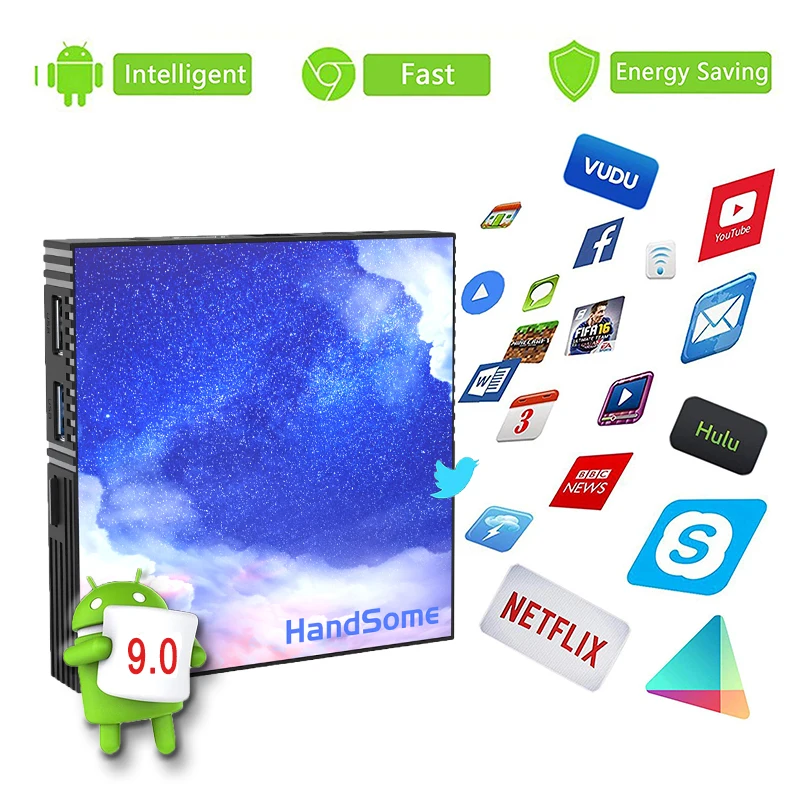Amlogic S905X3 A95X F3 тонкий Android 9,0 4 Гб ОЗУ 64 Гб ROM2.4 и 5G двойной Wifi BT Поддержка 8K Медиаплеер smart tv приставка