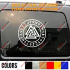 Valknut Наклейка Стикер Викинг один Knot норвежский виниловый Runic Circle