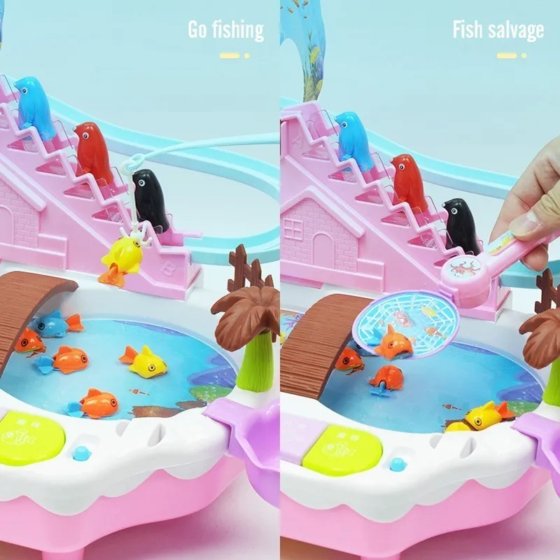 2019 новый бренд Электрический Магнитная игрушка для рыбалки От 1 до 6 лет с