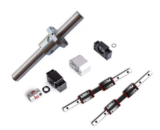 

1605 ball screw linear guide kit HGR20 linear guide slider screw complete HGH20CA square slider length = 150MM-1150MM