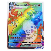 pokemon vmax charizard paper card diy toys hobbies hobby collectibles game collection anime cards