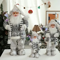christmas decorations for home santa claus doll 604530cm new year childrens gifts hotel coffee shop window ornaments navidad