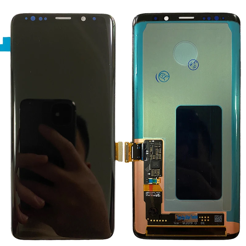 SUPER AMOLED S9 LCD For Samsung Plus Display Touch Screen With Frame Digitizer Assembly Galaxy SM-G960 SM-G965 | Мобильные телефоны