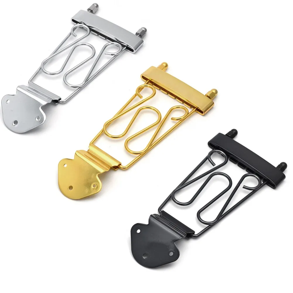 

6 String Guitar Bridge Trapeze Tailpiece Wired Frame For Jazz LP Guitars Replacement Trapeze Tailpiece Musical Instrument Parts