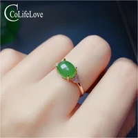 colife jewelry simple 925 silver jasper ring for daily wear 7mm9mm natural jasper silver ring birthday gift for woman
