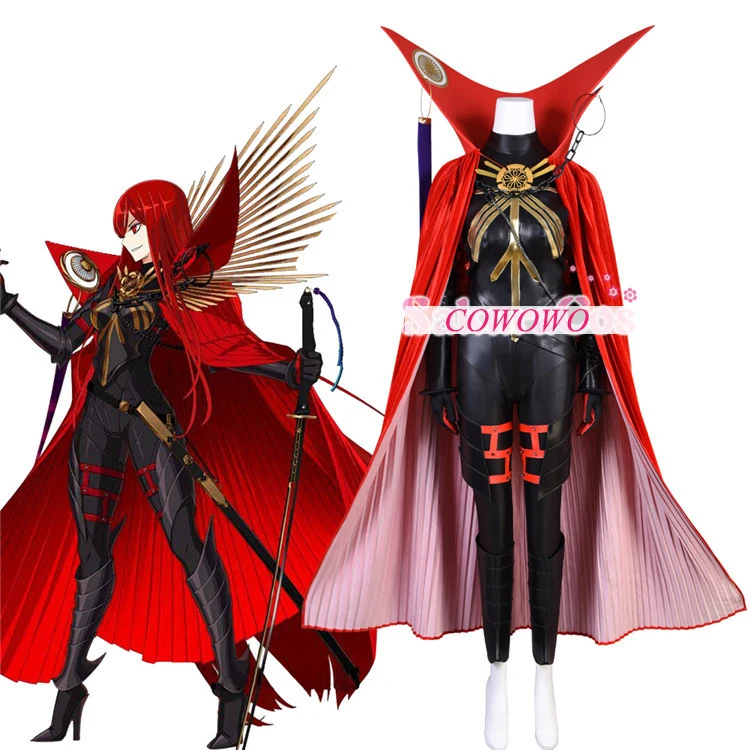 Аниме! Fate/Grand Order FGO Nobunaga Oda боевой костюм Готическая униформа Косплей Костюм